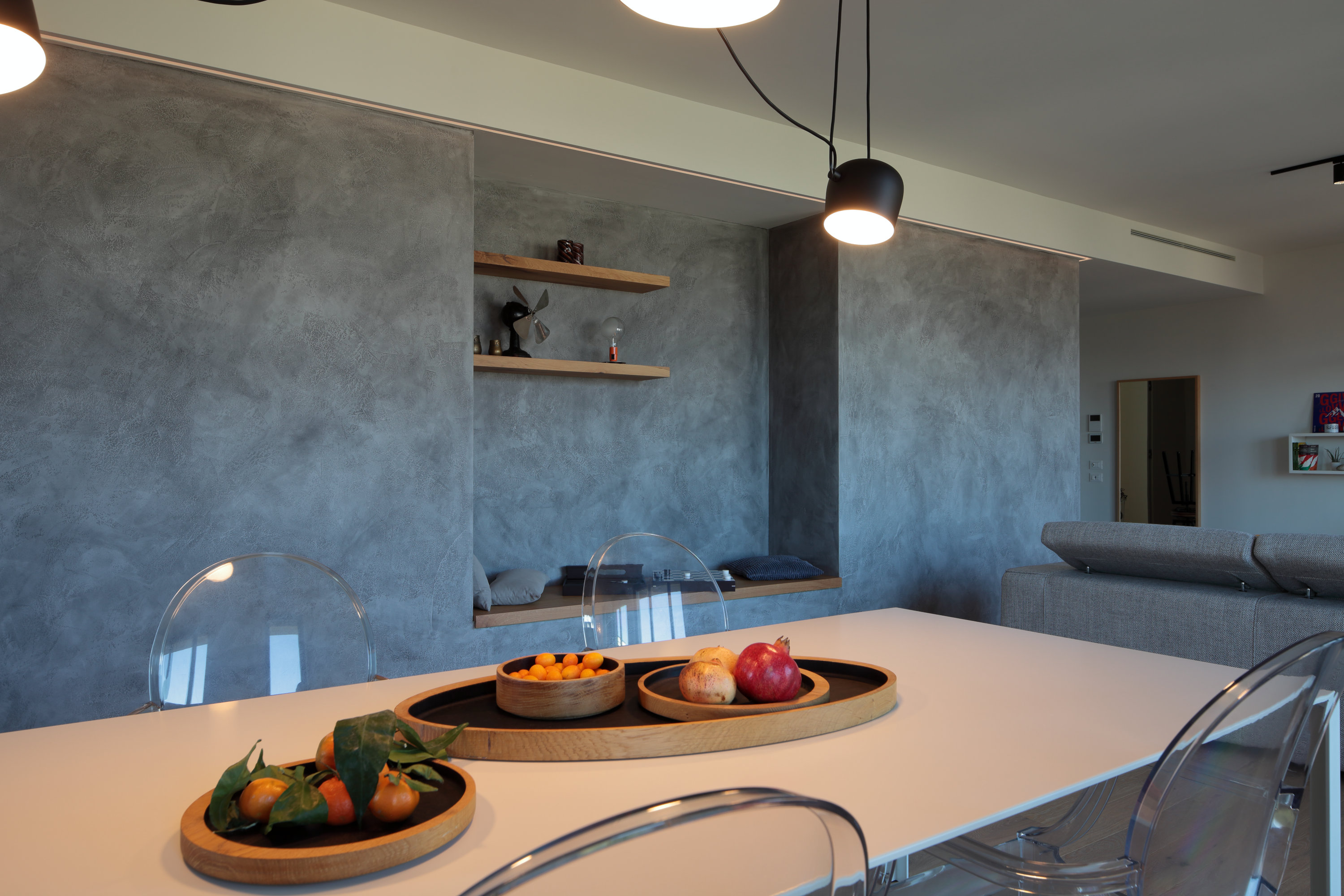 Casa EA, living area and bespoke furniture by Deodara